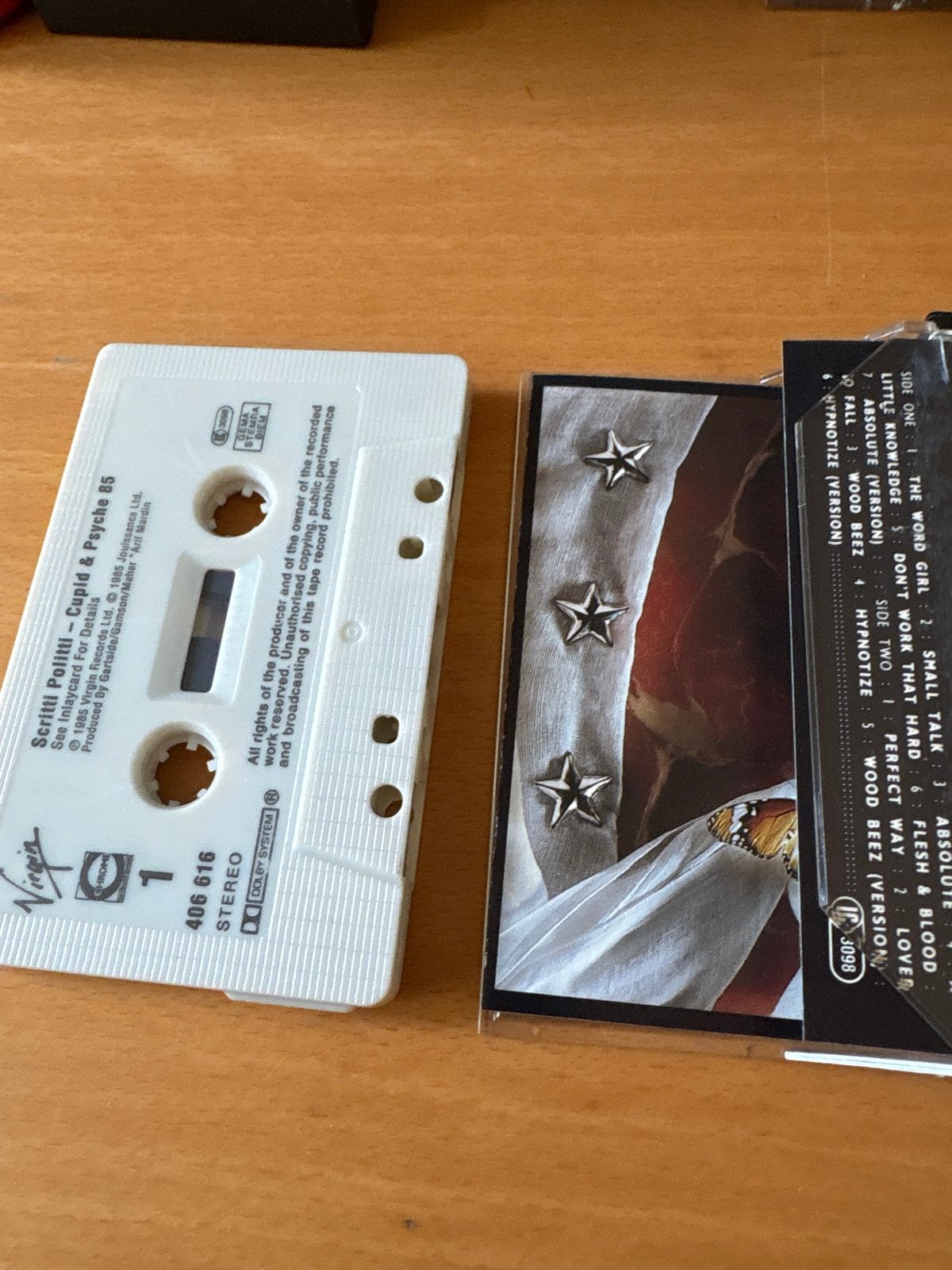 Scritti Politti -Cupid and Psyche 85 Cassette (Extra Tracks), Gebruikt, Ducoso, 1 bandje, Ophalen of Verzenden