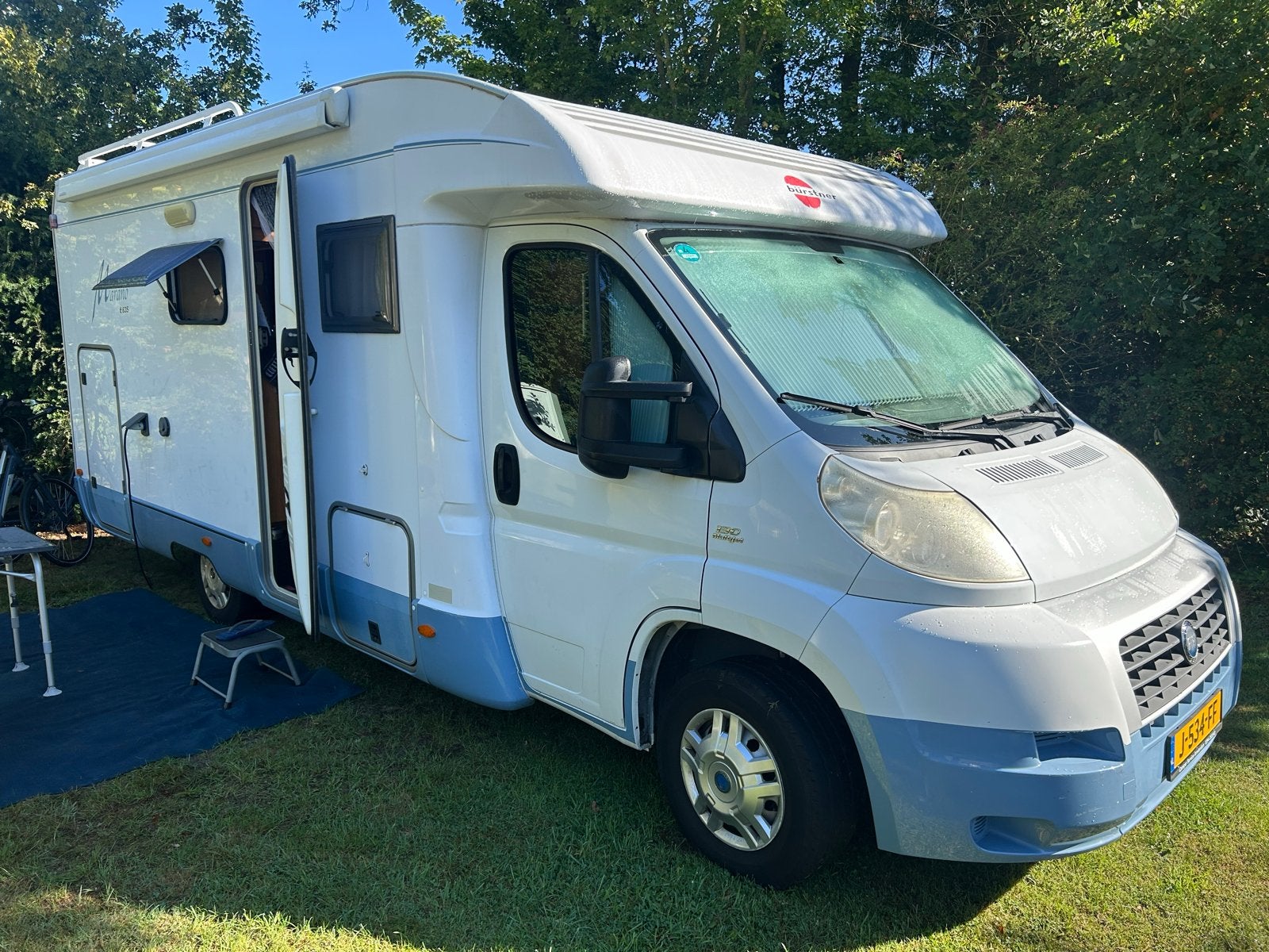 Burstner Marano T635 - nieuwe APK half-integraal camp, Caravans en Kamperen, Ringverwarming, Fiat, 6 tot 7 meter, Boiler