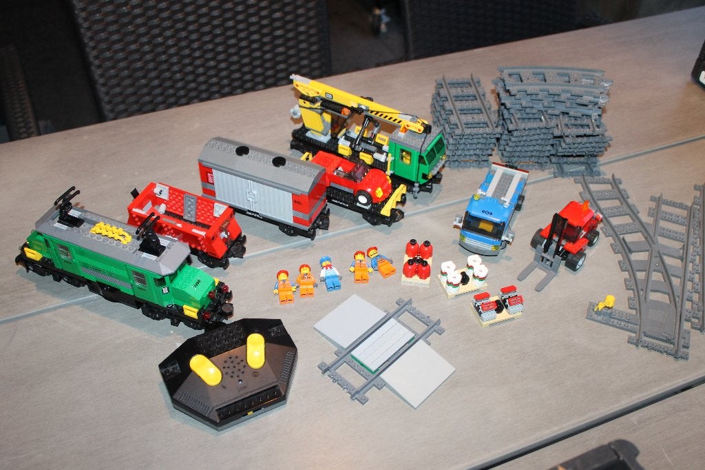 lego city goederentrein 7898, City, Lego, Ophalen of Verzenden, Zo goed als nieuw