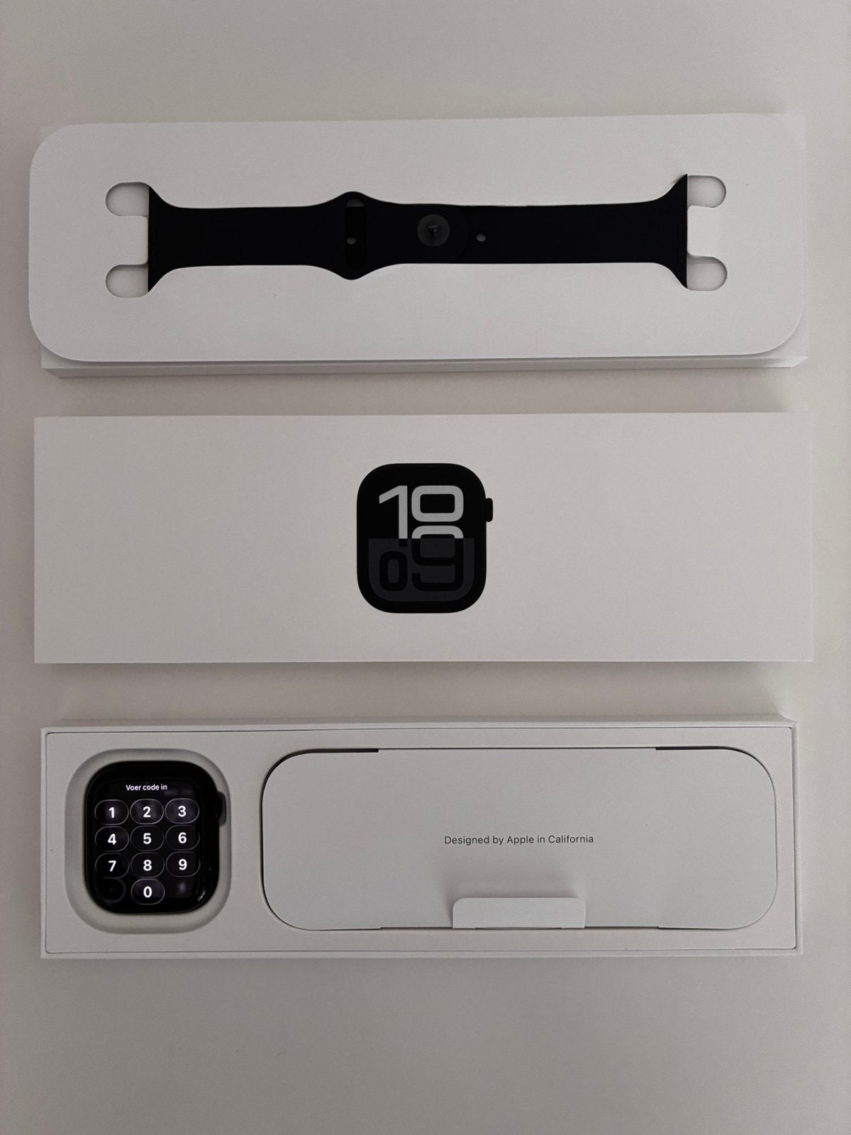 Apple Watch Series 10 - 46mm Jet Black, Ophalen, Zo goed als nieuw, Zwart, IOS