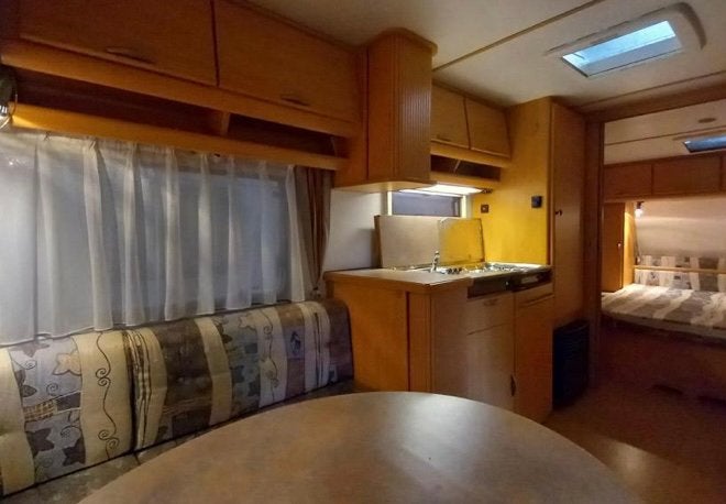LMC Munsterland 540 met queensbed, Vast bed, Rondzit, Particulier, Tot en met 4