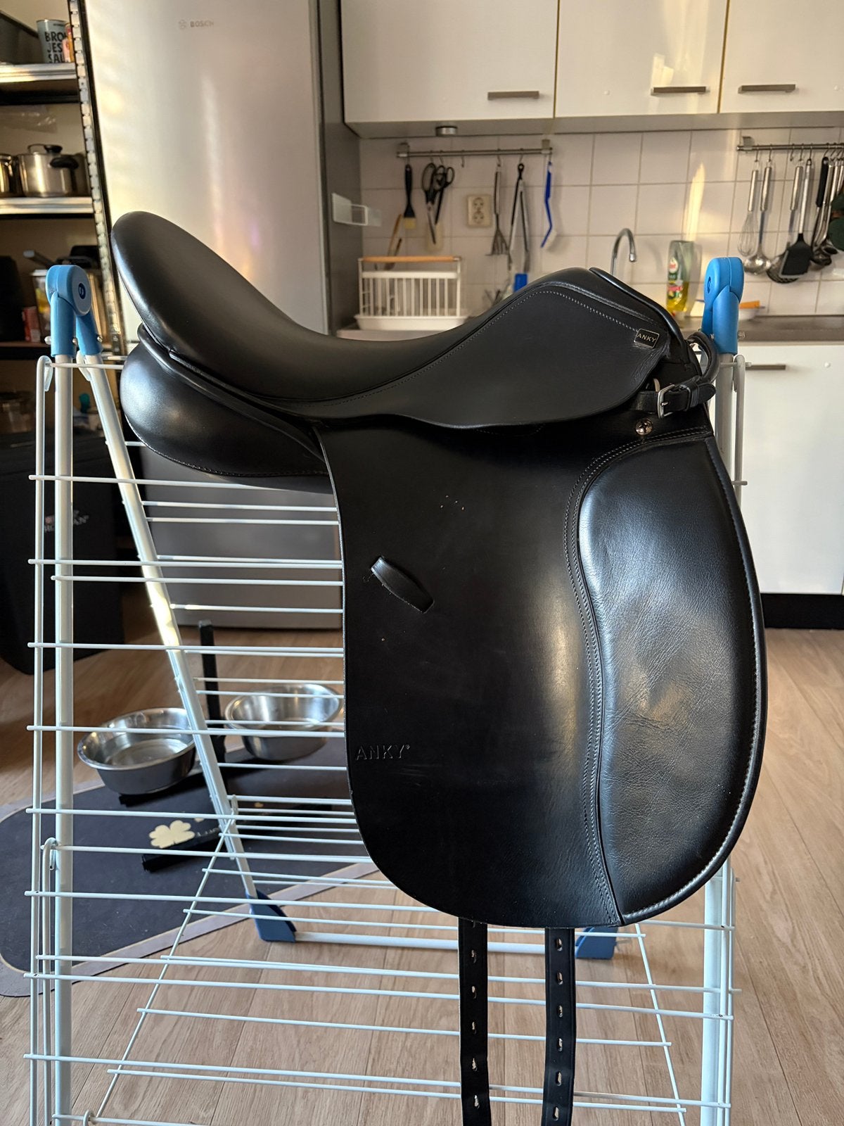 Zadel Anky Busse STS 17,5 inch, Dieren en Toebehoren, Ophalen, L (17.5 inch), Dressuur, Zo goed als nieuw