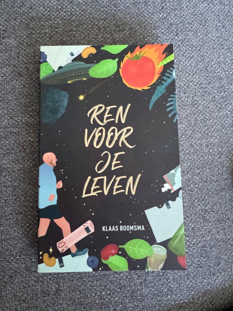 •	Ren voor je leven – Klaas Boomsma ISBN: 9789083147628, Ophalen of Verzenden, Zo goed als nieuw, Gezondheid en Conditie, Klaas Boomsma