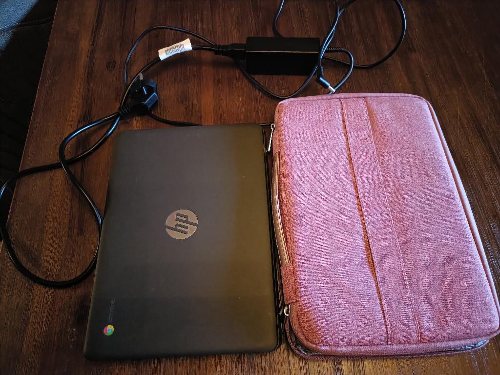 HP Chromebook 11 inch - Compleet met hoes en oplader, Computers en Software, Chromebooks, Hp, 4 GB of minder, Qwerty, Touchscreen