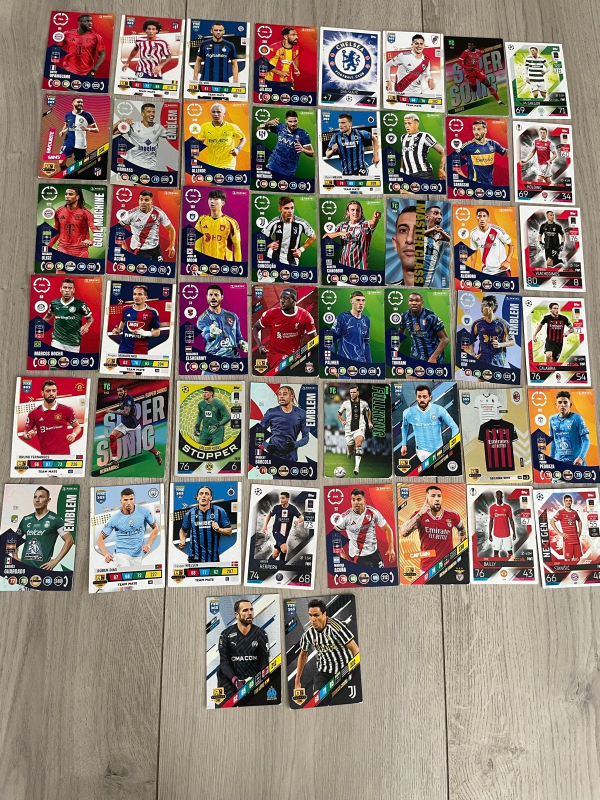 270 Panini voetbalplaatjes Adrenalyn XL, Ophalen, Gebruikt, Buitenlandse clubs, Spelerskaart