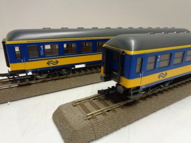 ROCO 44764 + 44765 ICK rijtuig NS (H0), Hobby en Vrije tijd, Modeltreinen | H0, Gelijkstroom, Wagon, Ophalen of Verzenden, Roco