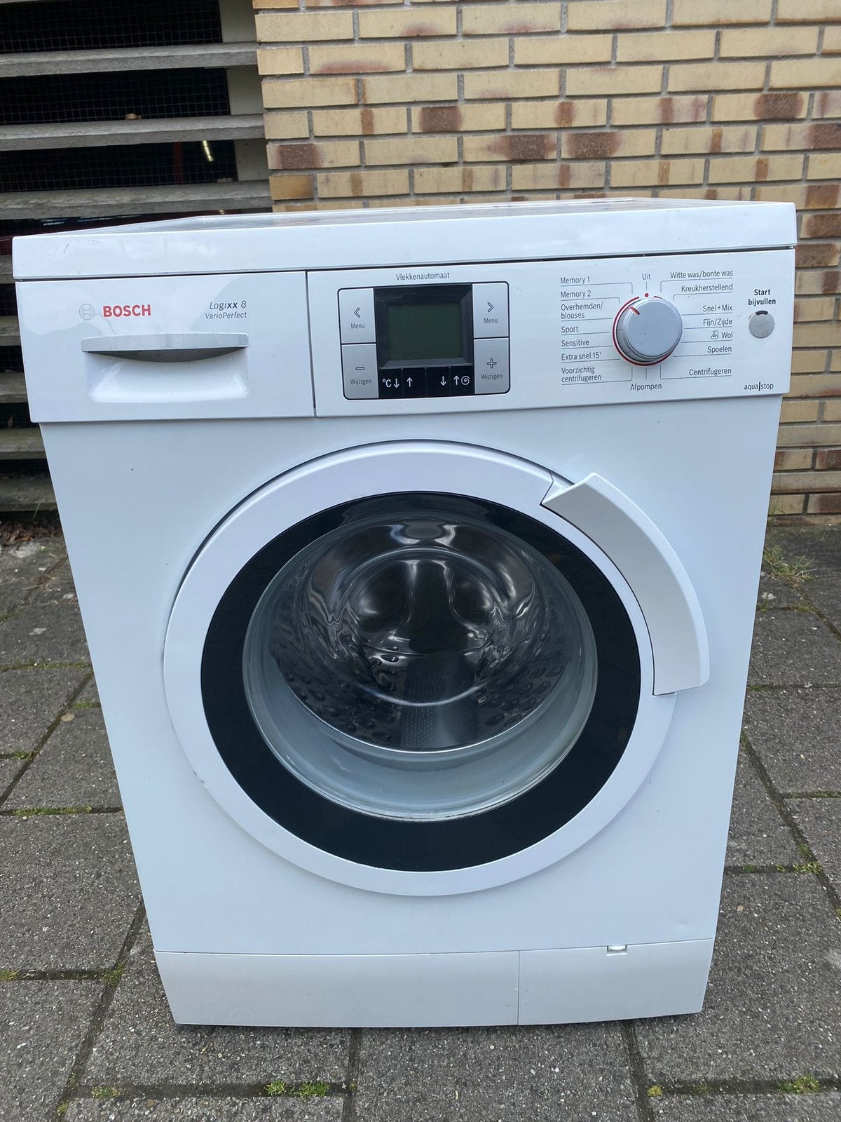 Bosch Logixx 8 VarioPerfect wasmachine 8 kg, Ophalen, Gebruikt, Wit