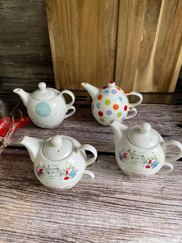 Theepot set voor high tea met kom, Ophalen, Zo goed als nieuw, Overige stijlen, Overige typen