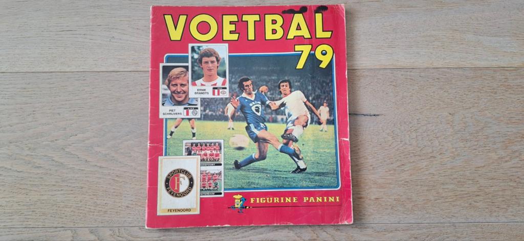 PANINI VOETBAL 79 ALBUM / 7 PLAATJES ONTBREKEN., Ophalen of Verzenden, Gebruikt, Overige binnenlandse clubs, Poster, Plaatje of Sticker