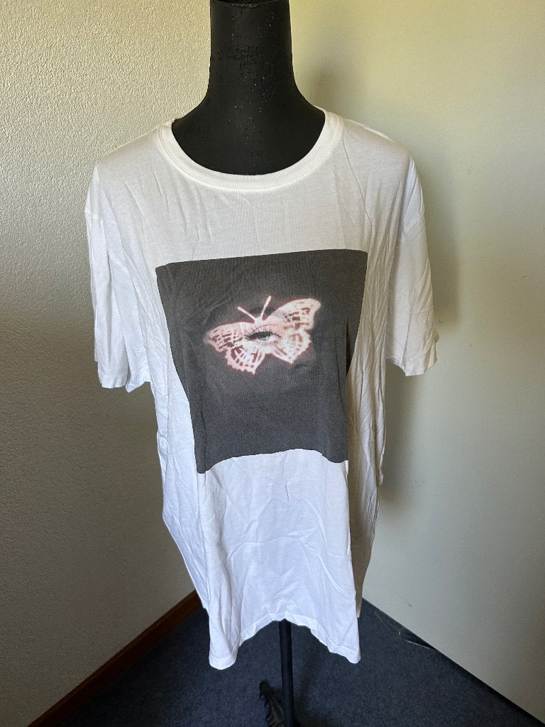 T-shirt Davina Michelle my own world mt 2XL, Wit, Maat 46/48 (XL) of groter, Ophalen of Verzenden, Onbekend