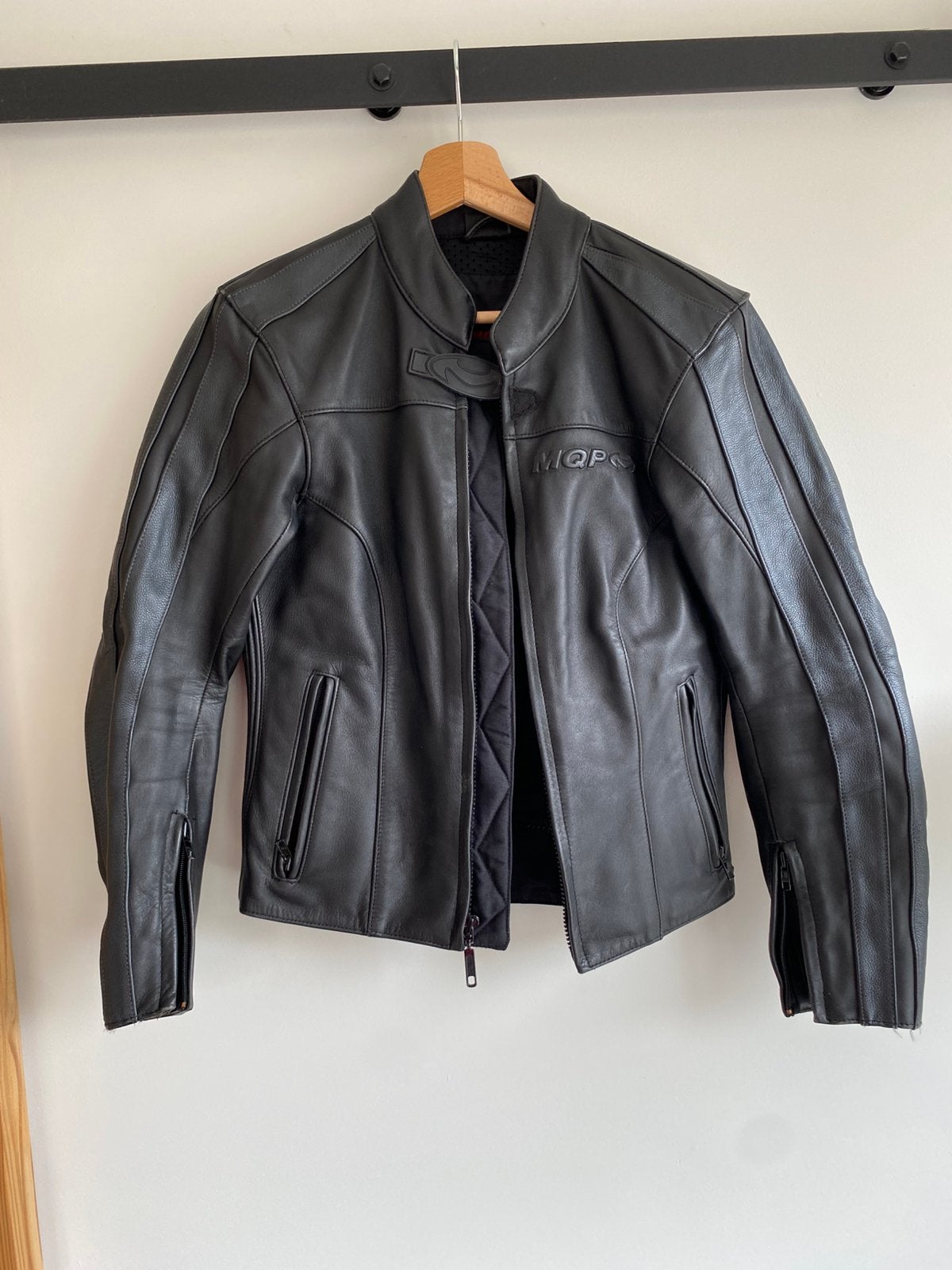 MQP dames leren motorjas, Ophalen of Verzenden, Tweedehands, Dames, Jas | leer