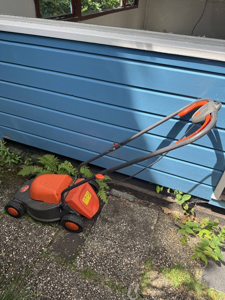 grasmaaier 65,-, Ophalen, Gebruikt, Elektrische grasmaaier, Flymo