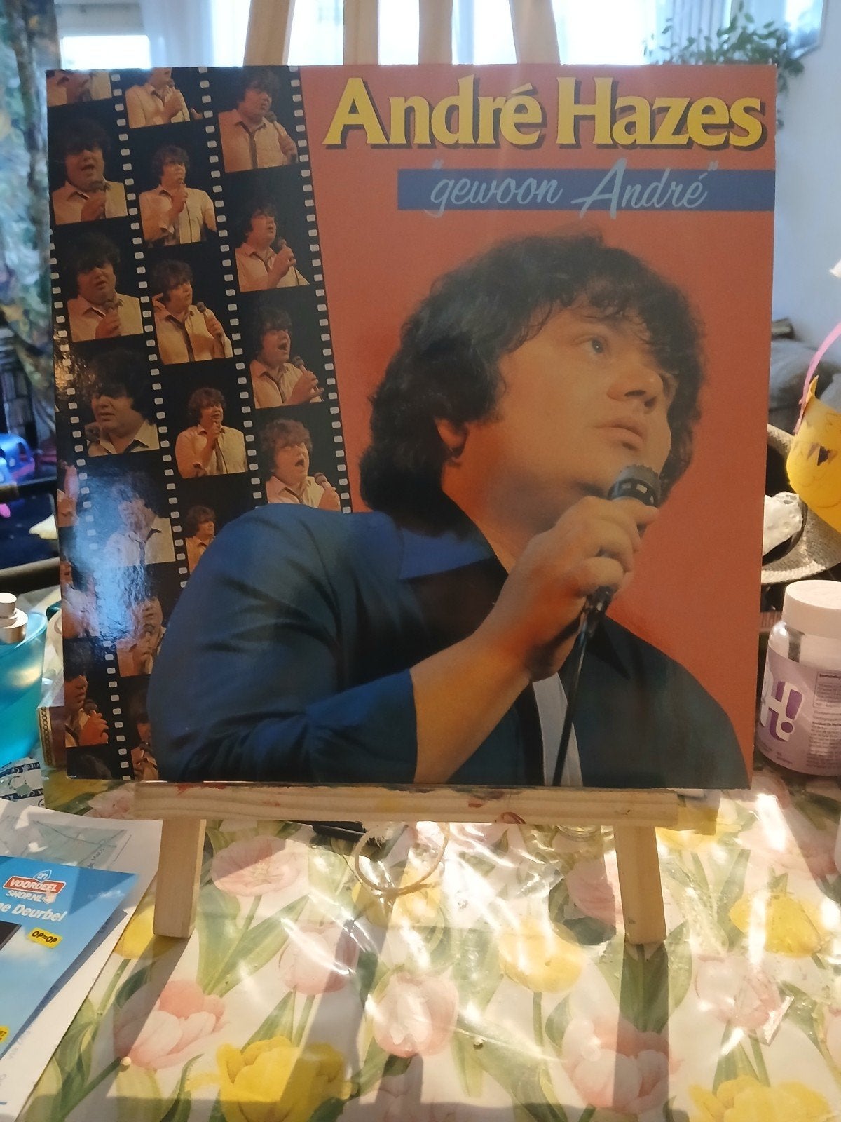 André Hazes - Gewoon André LP plaat (Pop, Levenslied), Cd's en Dvd's, Vinyl | Nederlandstalig, LP, Gebruikt, Ophalen of Verzenden