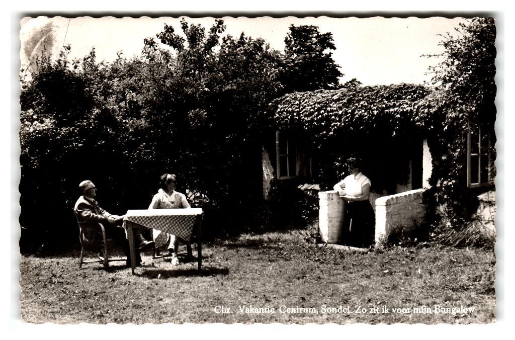 Sondel, Chr. Vakantie Centrum. Opruimingskaart, Verzamelen, Verzenden, 1960 tot 1980, Gelopen, Friesland