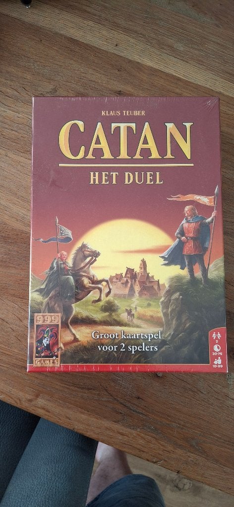 Catan, Het duel (nog in plastic), Hobby en Vrije tijd, Gezelschapsspellen | Kaartspellen, Een of twee spelers, Ophalen, Nieuw
