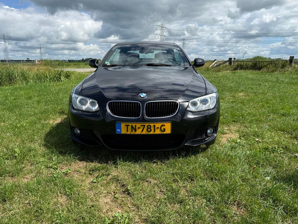 BMW 3-Serie 2.0 I 320 Cabrio AUT 2014 Zwart, Auto's, Automaat, Achterwielaandrijving, 1995 cc, 4 cilinders