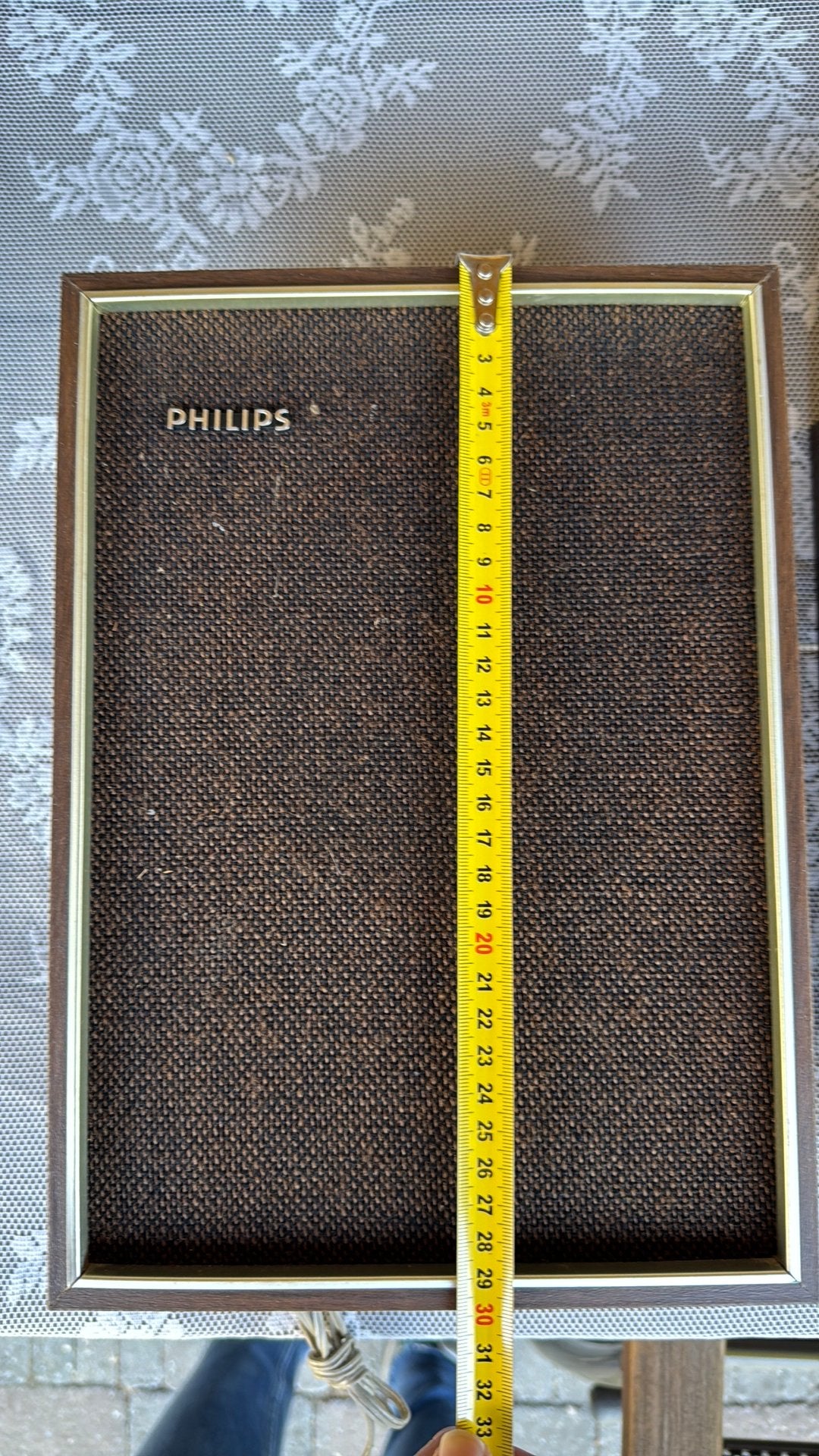 Vintage Philips 22RH442 luidsprekers – set – ongetest, Ophalen, Philips, Gebruikt, Overige typen