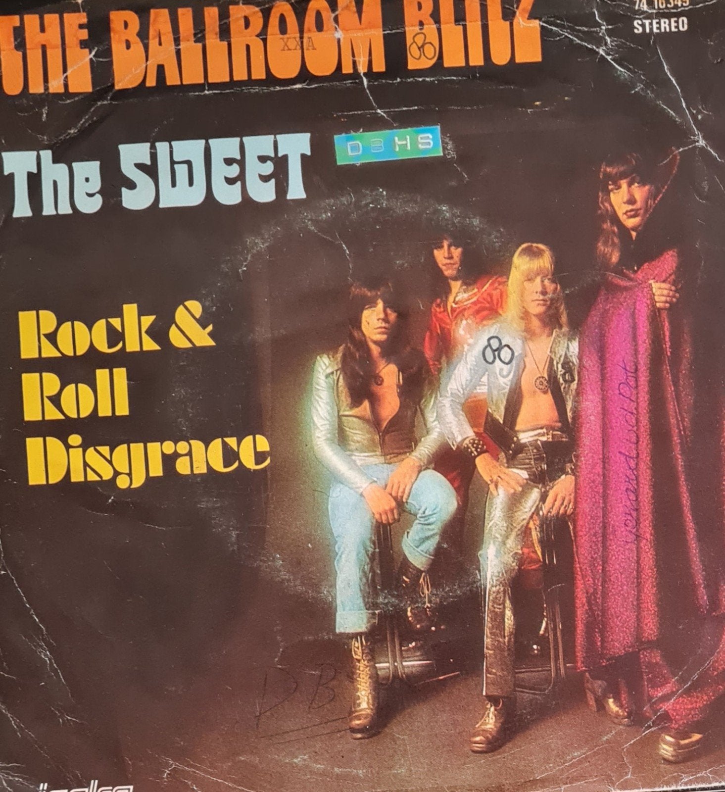 THE SWEET - THE BALLROOM BLITZ (HOES BESCHADIGD), Ophalen of Verzenden, Gebruikt