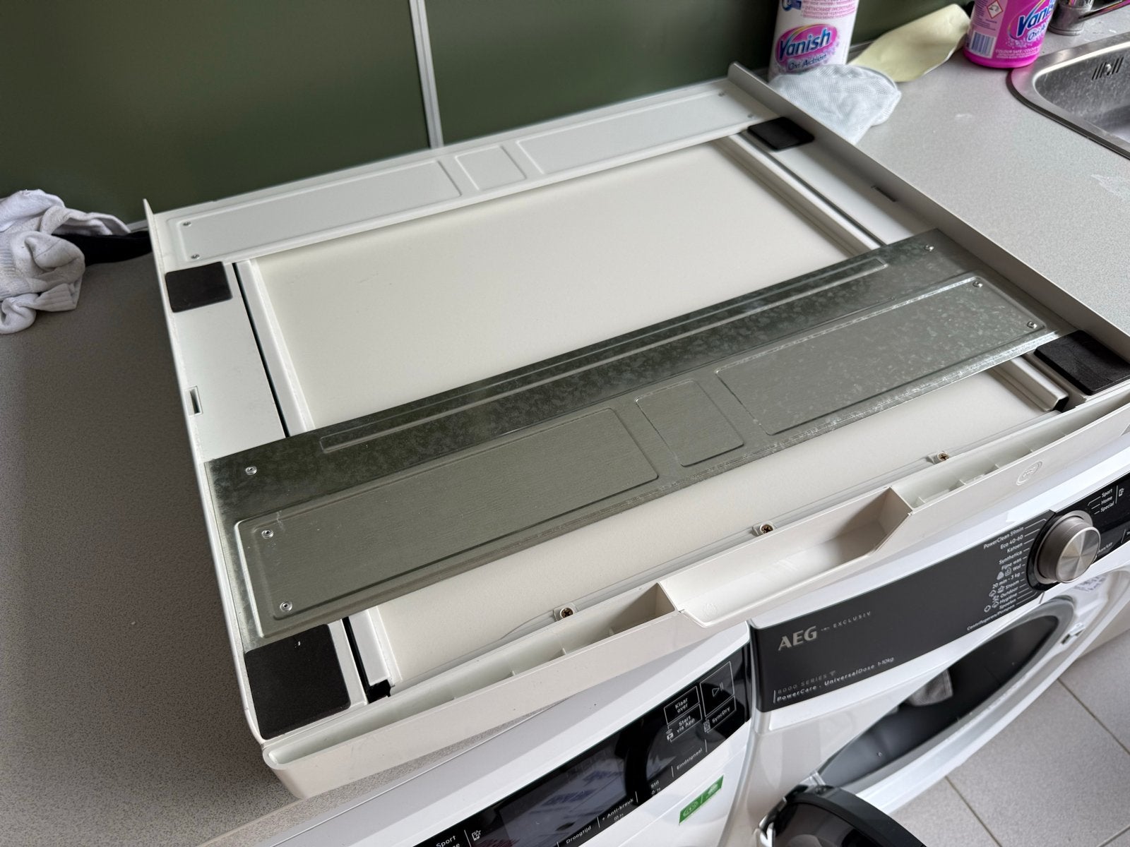 Wasmachine/Droger Verhoger, Uitschuifbare Lade | Stapelkit, Ophalen, Zo goed als nieuw