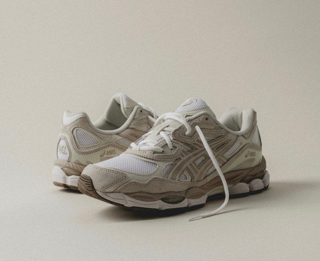 Asics Gel-NYC 40.5 White / Feather Grey, Wit, Nieuw, Ophalen of Verzenden, Sneakers of Gympen
