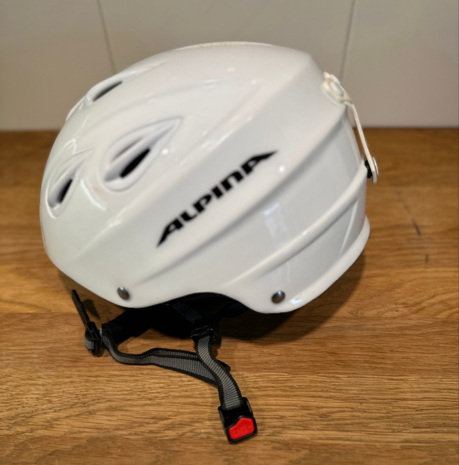 Alpina Skihelm - Wit - Maat 54-57 (Junta 465gr), Overige merken, Overige typen, Ophalen of Verzenden, Zo goed als nieuw