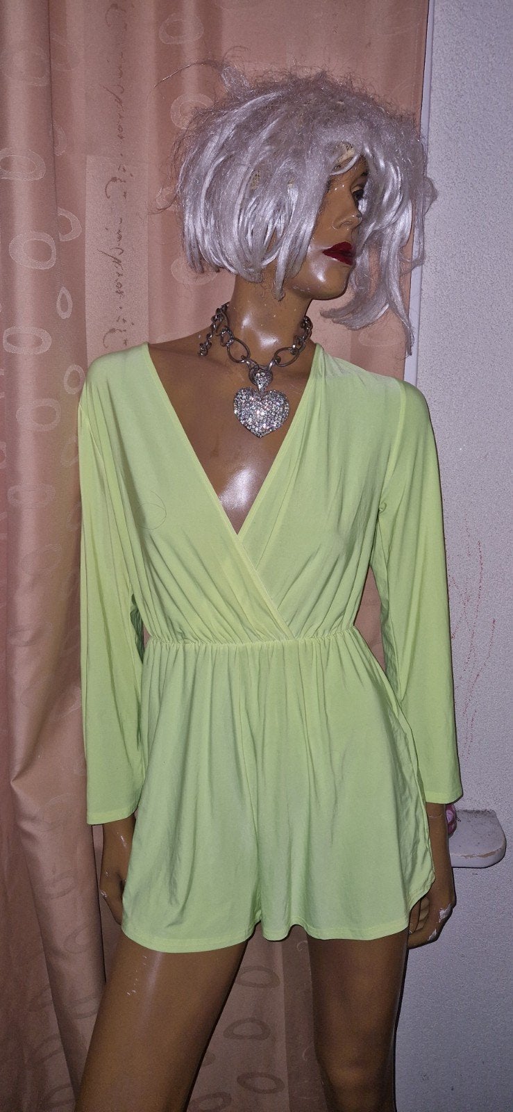 Neon Gele Playsuit only one Maat S zgan, Only One, Geel, Ophalen of Verzenden, Zo goed als nieuw