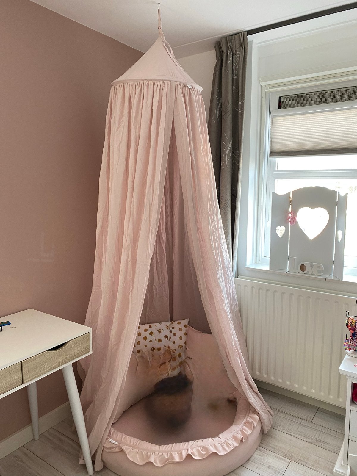 Roze klamboe voor kinderkamer, Ophalen, Overige merken, Zo goed als nieuw, Ophangbaar