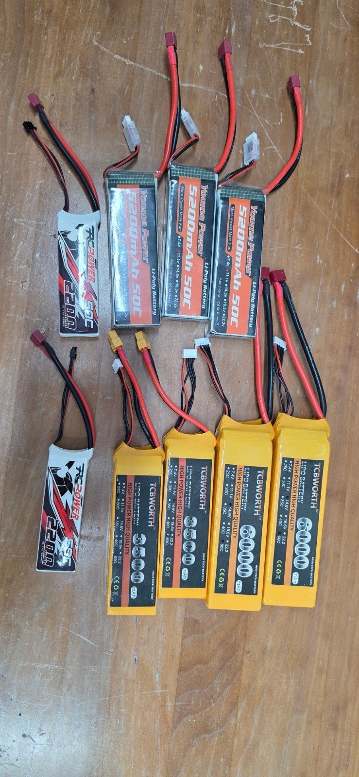 RC LiPo Batterijen: Youme Power, TCBWORTH, RCPOWER, Elektro, Nieuw, Ophalen of Verzenden, Onderdeel