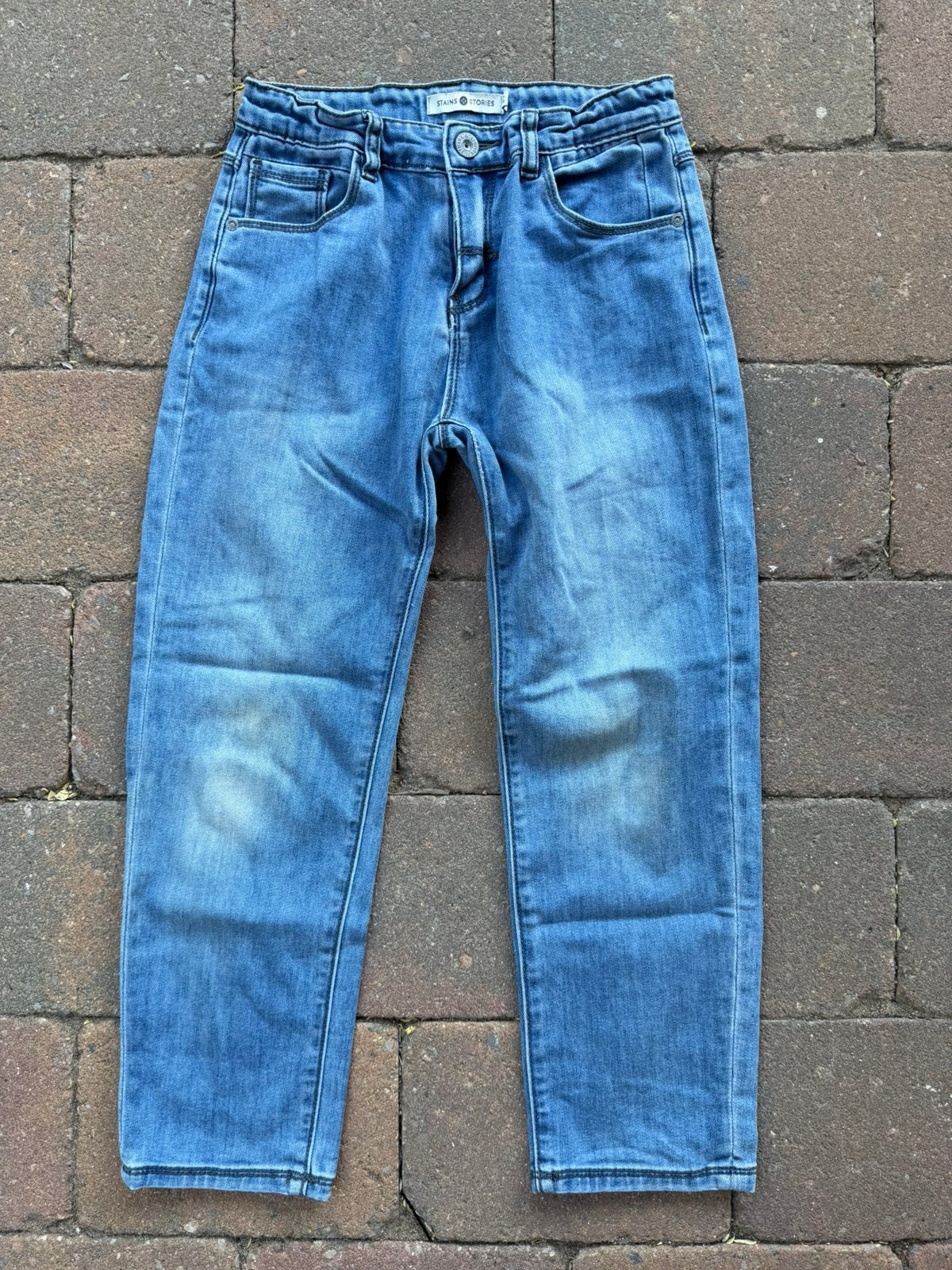 Broek maat 134, Broek, Ophalen of Verzenden, Zo goed als nieuw, Stains stories