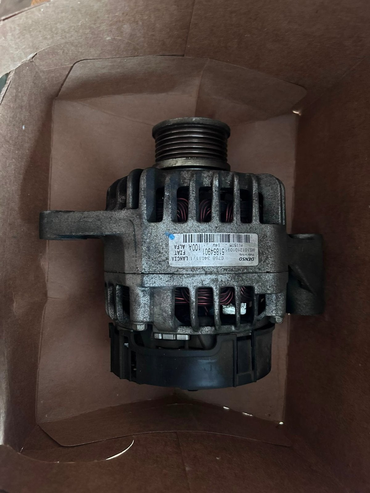 Dynamo Denso Fiat Lancia 51854901 100A, Ophalen, Gebruikt, Fiat