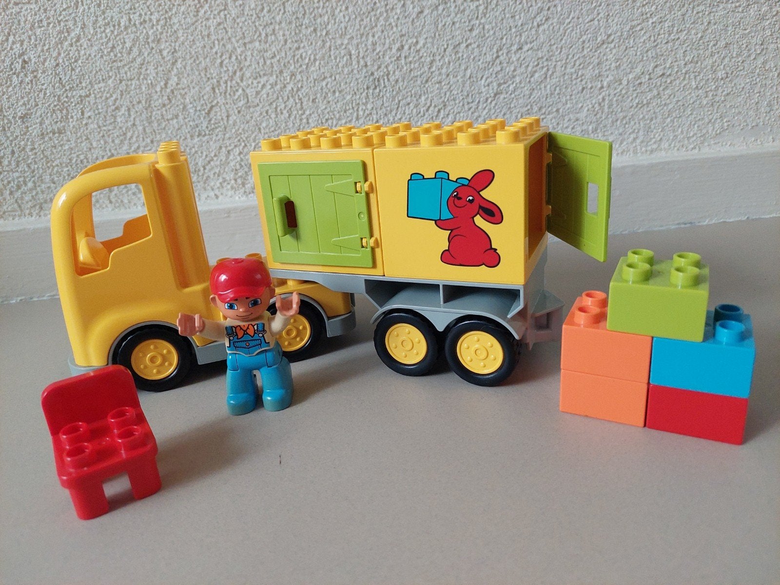 Lego Duplo Vrachtwagen 10601, Kinderen en Baby's, Speelgoed | Duplo en Lego, Ophalen, Inclusief minifiguren, Gebruikt, Overige thema's