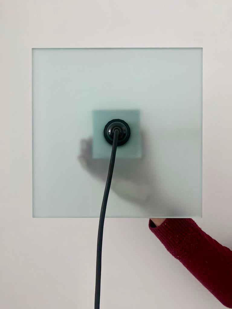 Bijzondere wandlamp Verso van Belux - Afgeprijsd!, Ophalen of Verzenden, Gebruikt, Glas, Modern, industrieel, vintage