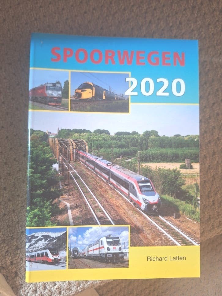 Spoorwegen 2020 - Richard Latten - Boek over treinen, Ophalen of Verzenden, Zo goed als nieuw, Trein, Boek of Tijdschrift