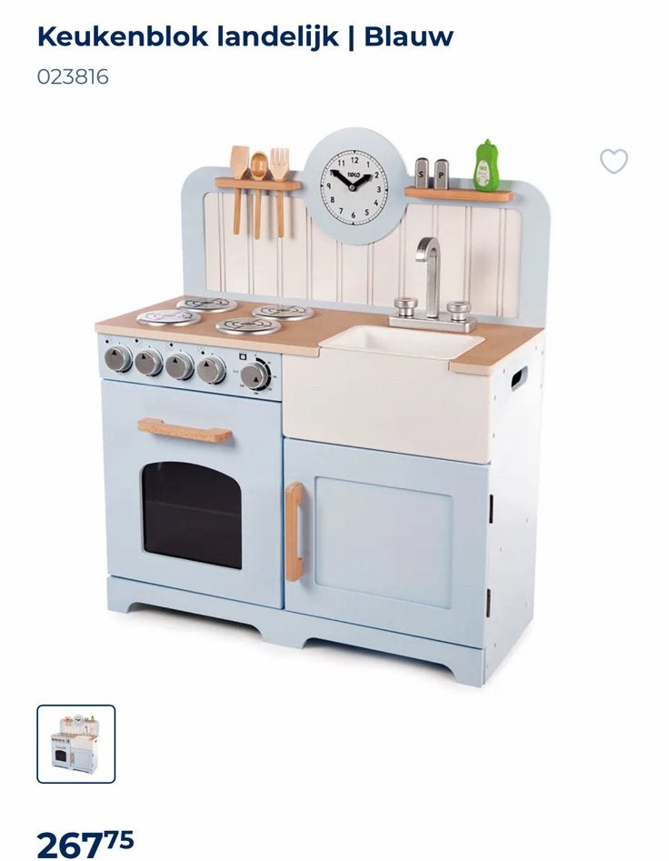 Gratis ophalen keuken blauw, Ophalen, Zo goed als nieuw