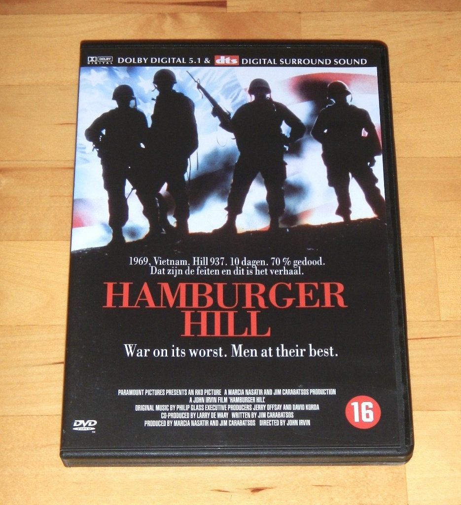dvd - Hamburger Hill - Vietnam oorlog, Verzenden, Alle leeftijden, Overige genres, Zo goed als nieuw