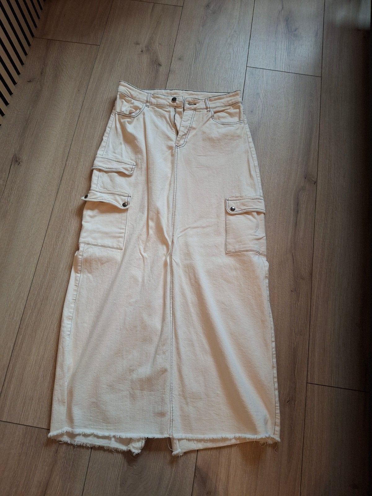 10DAYS Cargo spijkerrok - Maat S, Kleding | Dames, Rokken, 10DAYS, Beige, Ophalen of Verzenden, Zo goed als nieuw