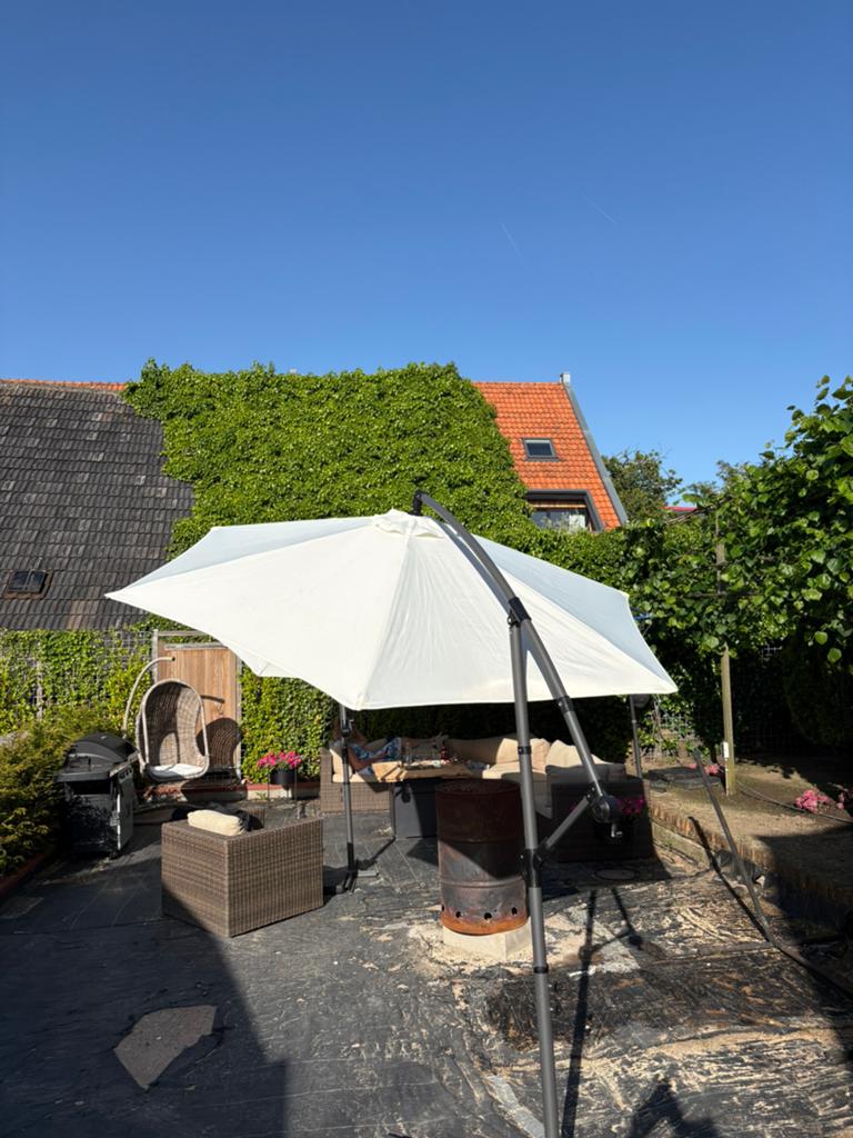 Nieuwe zweefparasol, Ophalen, Verstelbaar, Nieuw, 2 tot 3 meter