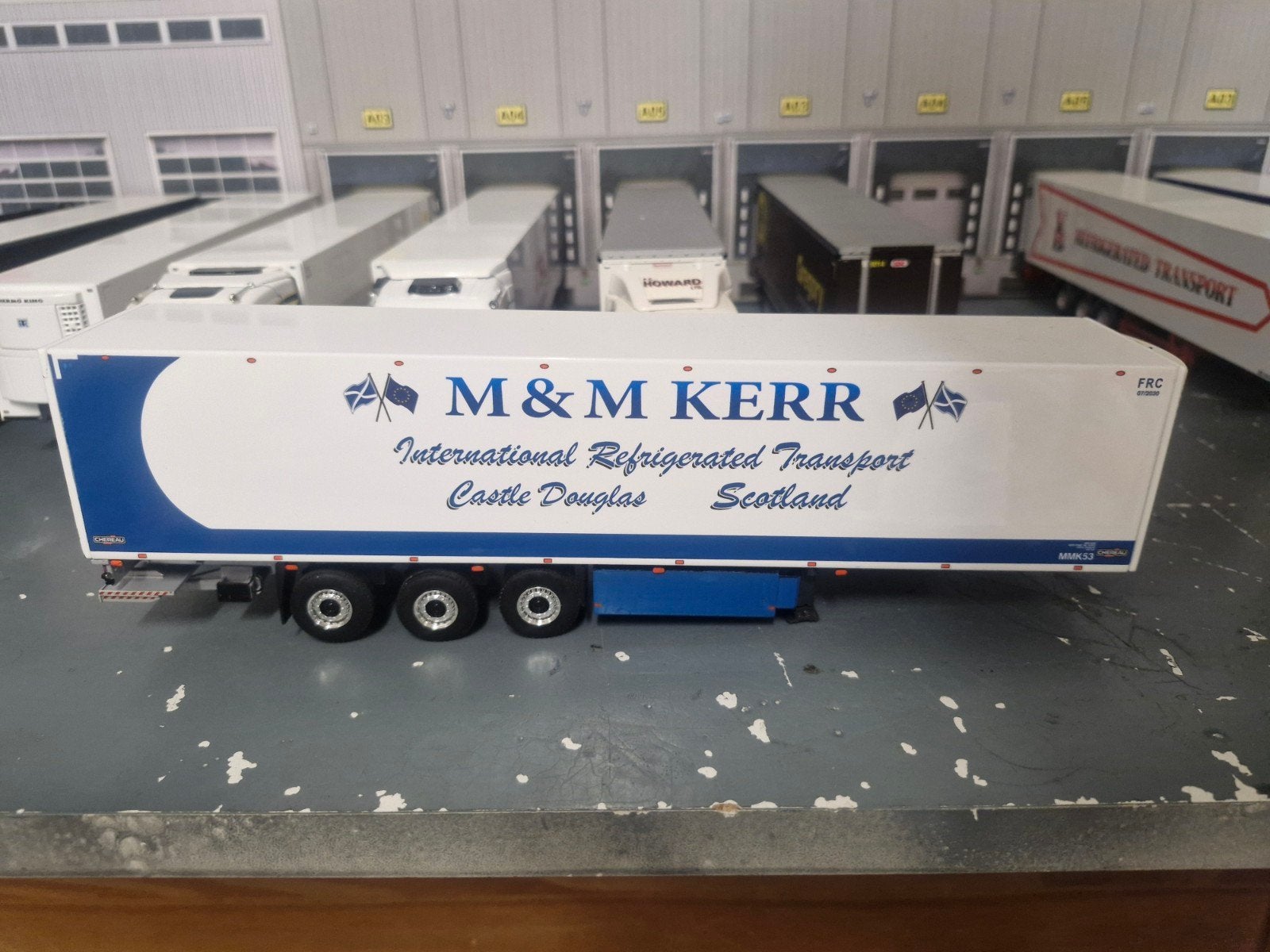 koeltrailer wsi, Hobby en Vrije tijd, Modelauto's | 1:50, Ophalen of Verzenden, Zo goed als nieuw, Bus of Vrachtwagen, Wsi