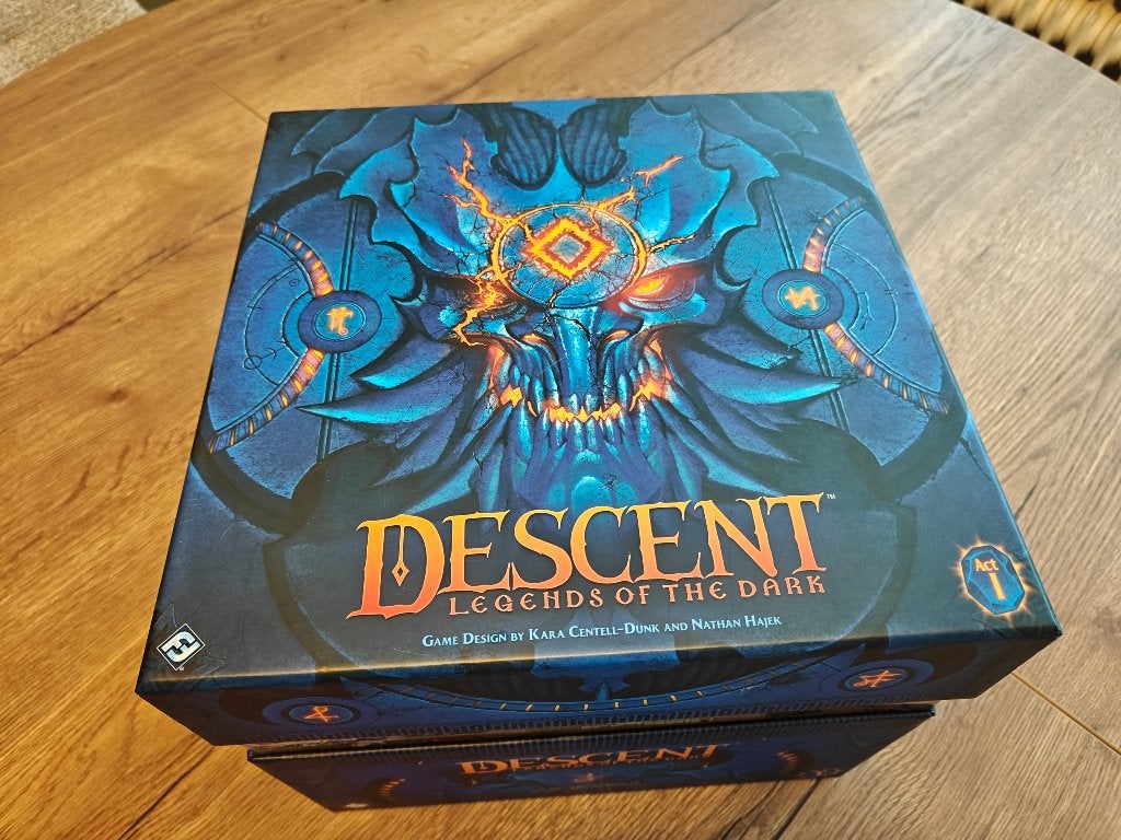Descent Legens of the Dark incl. organizer, Hobby en Vrije tijd, Een of twee spelers, Ophalen of Verzenden, Zo goed als nieuw