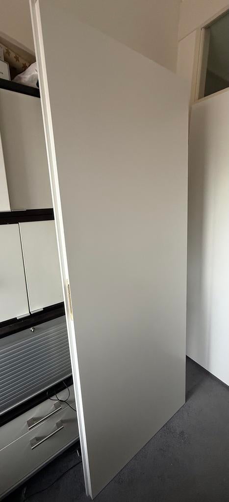 Nieuwe opdekdeur (linksdraaiend) 78 x 201,5 cm, Doe-het-zelf en Verbouw, Deuren en Horren, Ophalen, Minder dan 80 cm, Binnendeur