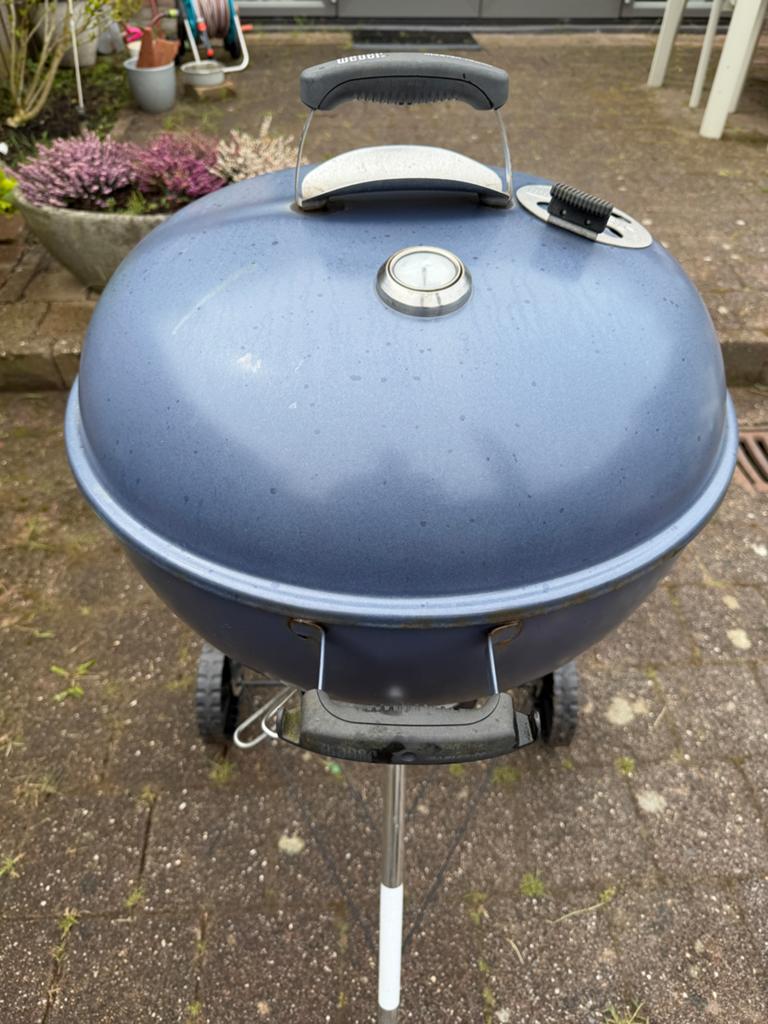 Weber Master-Touch GBS E-57 Houtskoolbarbecue Blauw, Ophalen, Gebruikt