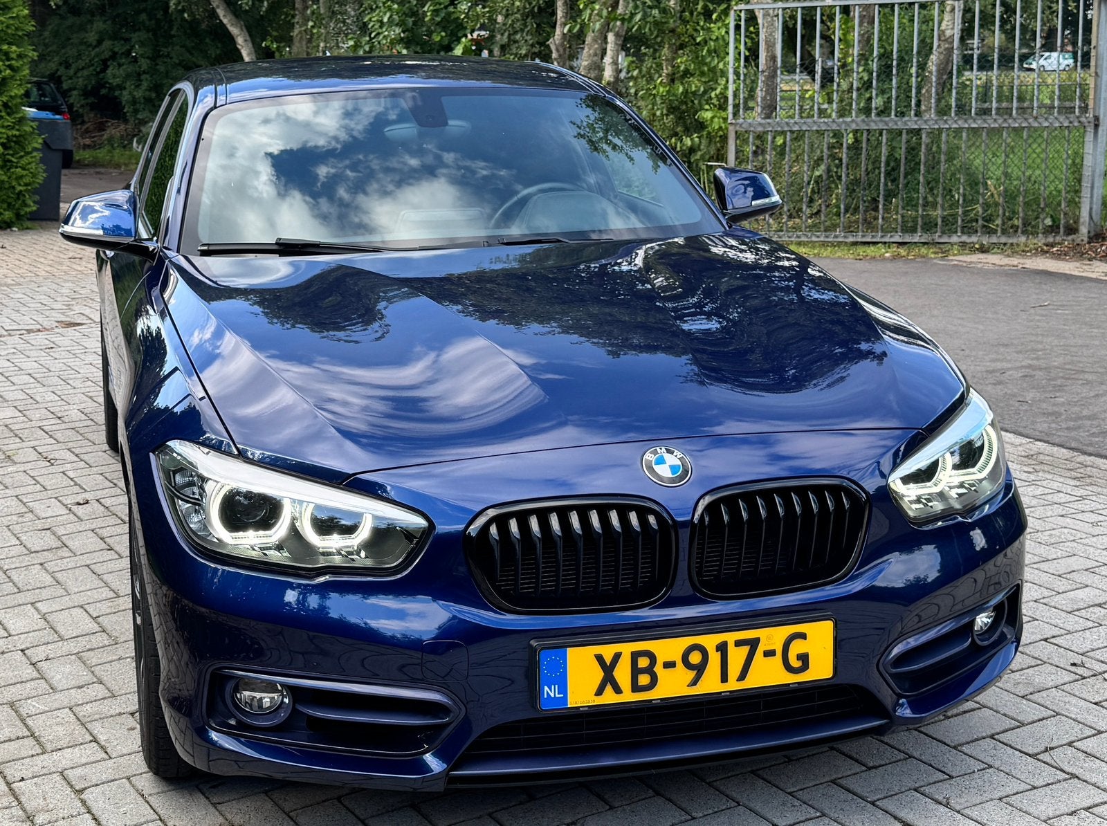 In zeer nette staat verkerende BMW 1-Serie 116i  2018 Blauw, 1-Serie, Dealer onderhouden, 1280 kg, Euro 6
