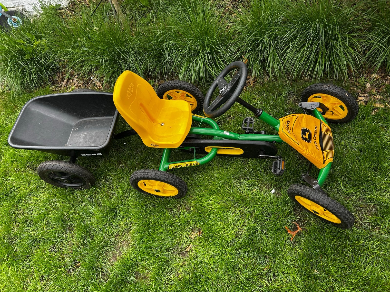Berg skelter John Deere met aanhanger, Ophalen, Gebruikt, Berg, Met kar of aanhanger