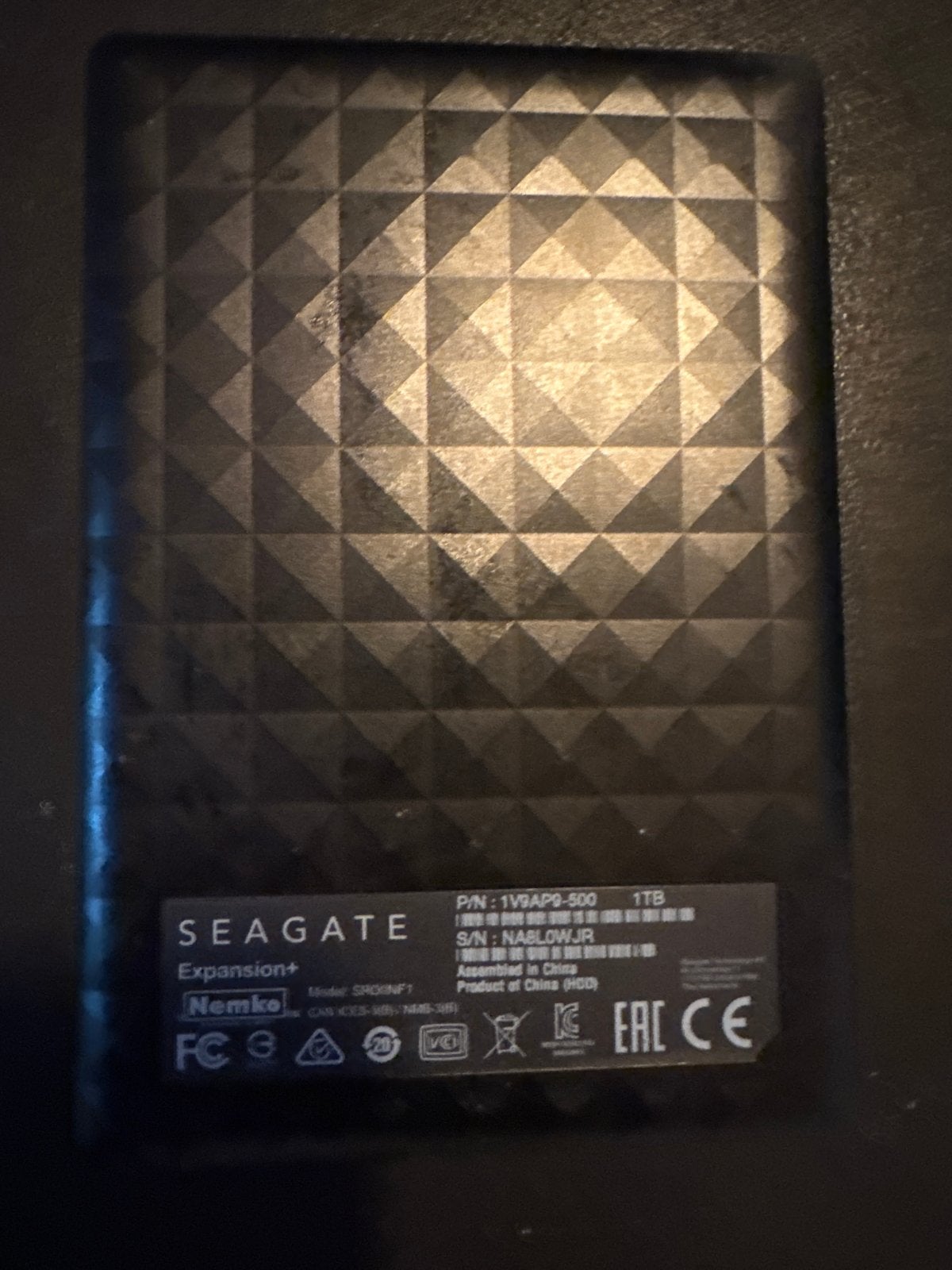 Seagate Expansion+ 1TB Externe Harde Schijf, Gebruikt, Server, HDD, Ophalen of Verzenden