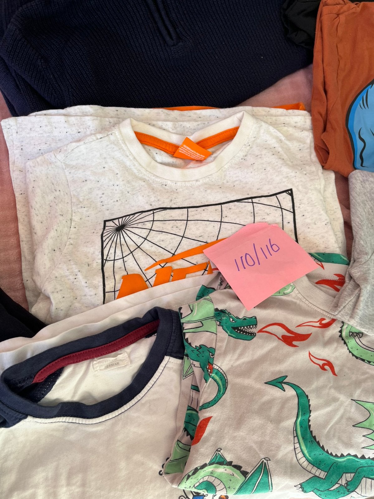 Zeer groot pakket jongens kleding 110/116 59 stuks, Ophalen of Verzenden, Gebruikt, Maat 110