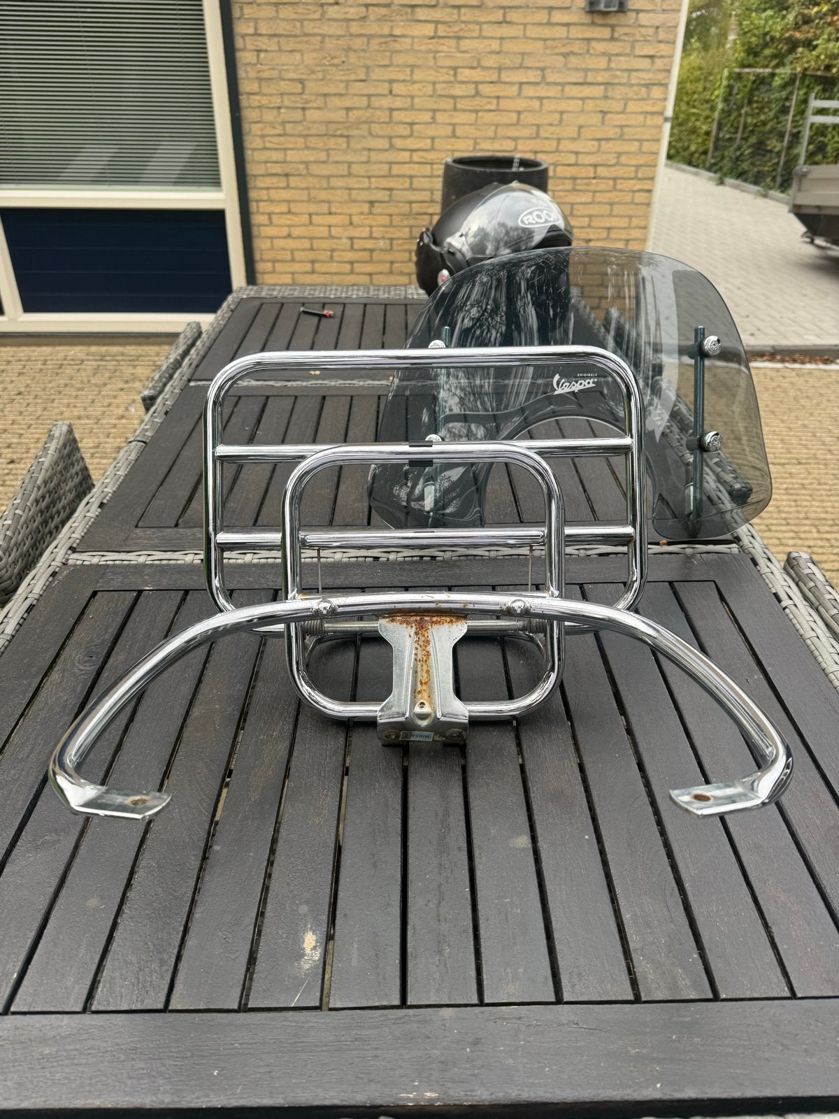 Vespa rekje/achterdrager, Ophalen of Verzenden, Gebruikt, Overige typen, Vespa
