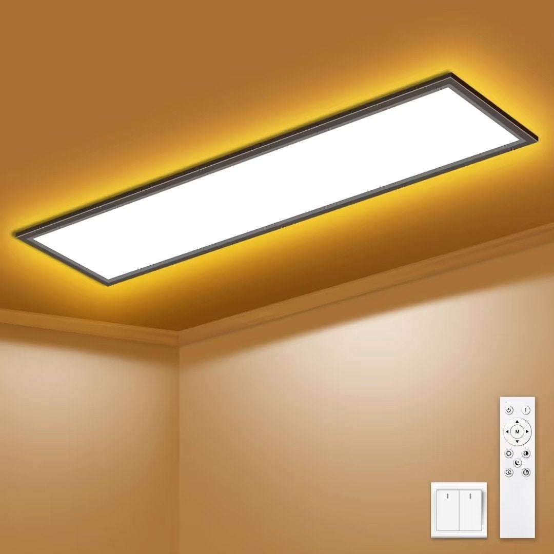 LED Plafondlamp Dimbaar - Paneel 100x25cm, 36W 3600LM, 100 cm, Modern, Ophalen of Verzenden, Wit