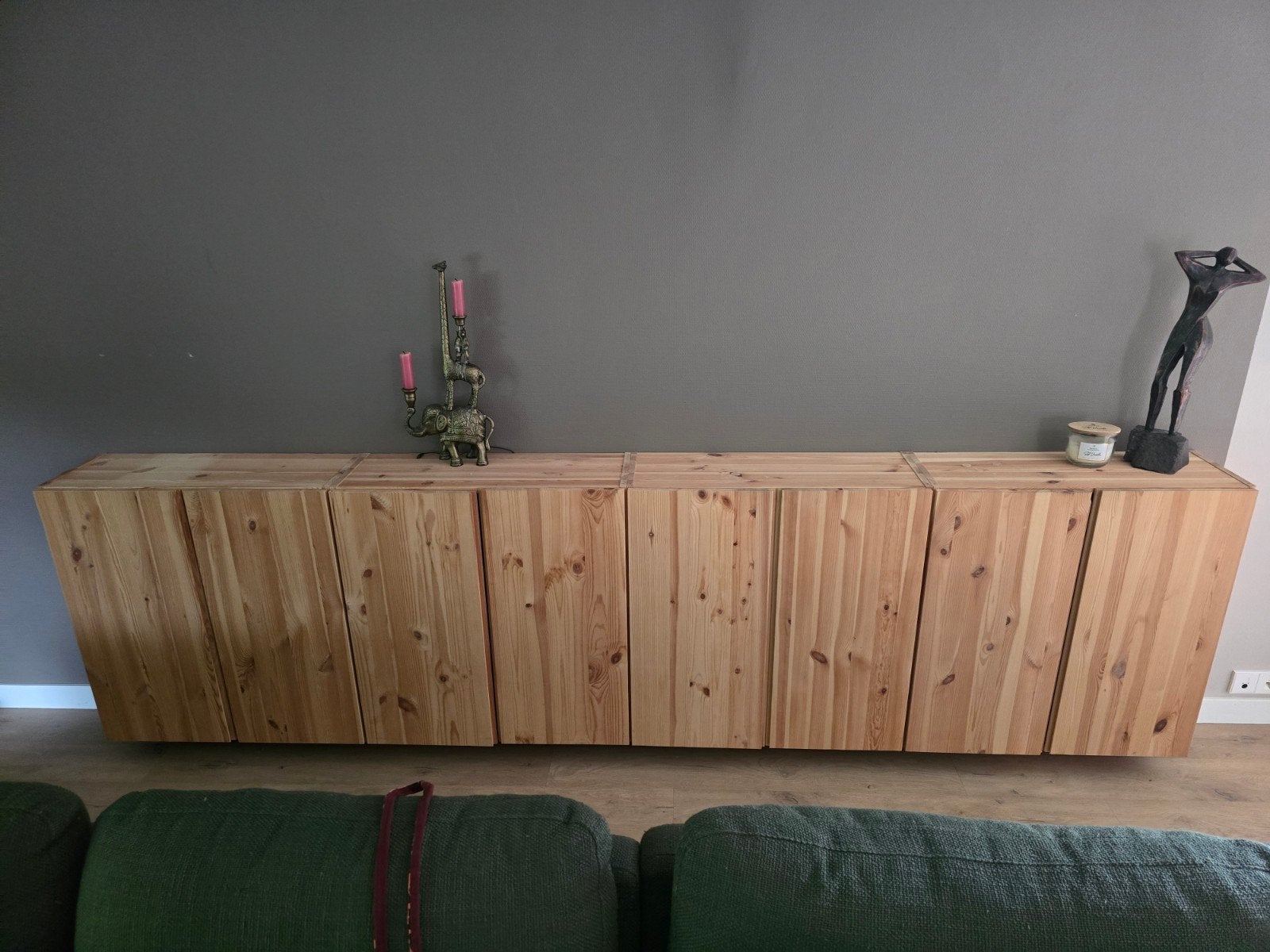 4x IKEA Ivar kasten 80x83x30 cm grenenhout, Met deur(en), 50 tot 100 cm, Zo goed als nieuw, Grenenhout