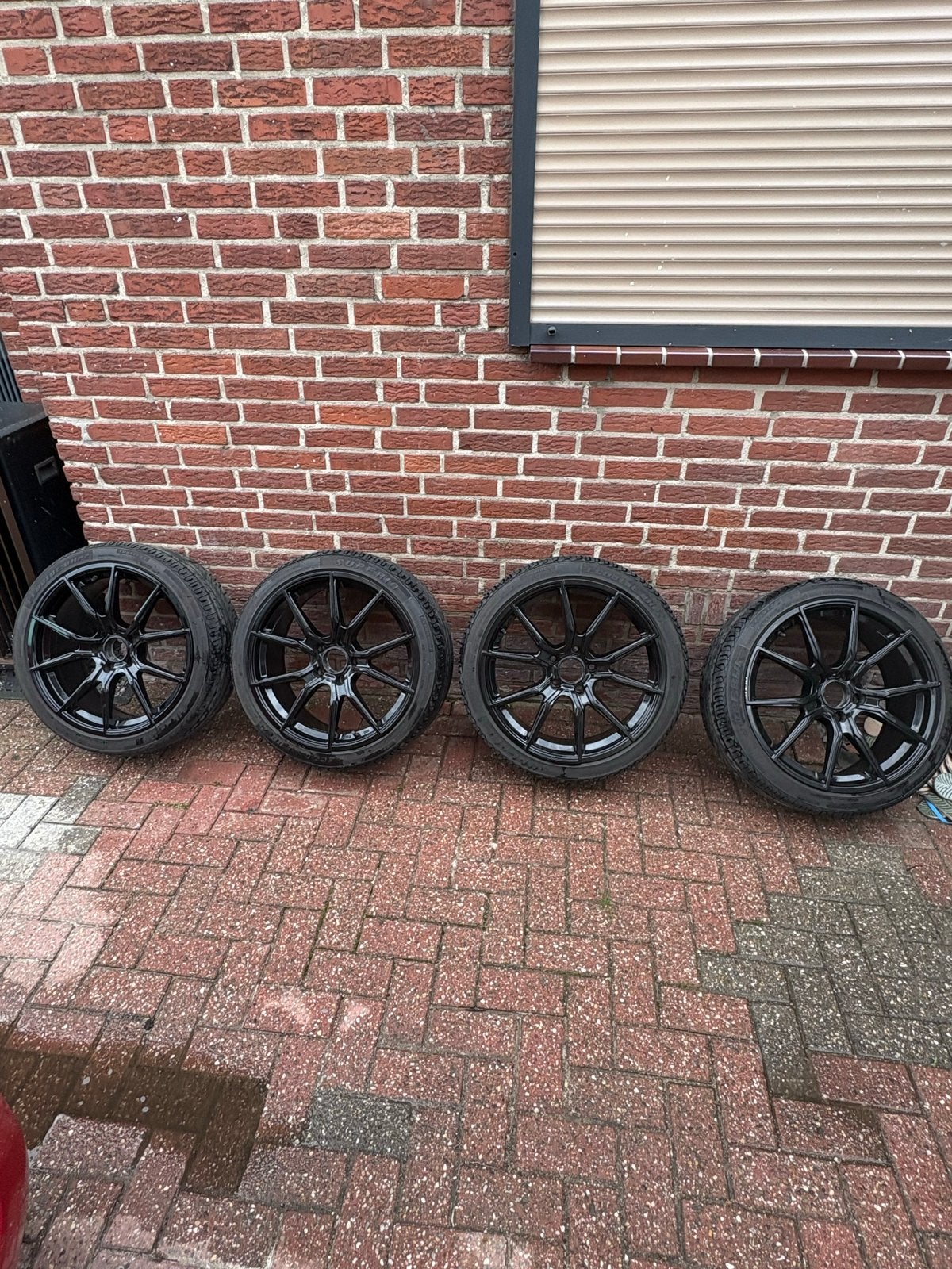 19 inch velgen met banden voor BMW 3 serie (F-serie), Gebruikt, Banden en Velgen, Personenwagen, Ophalen