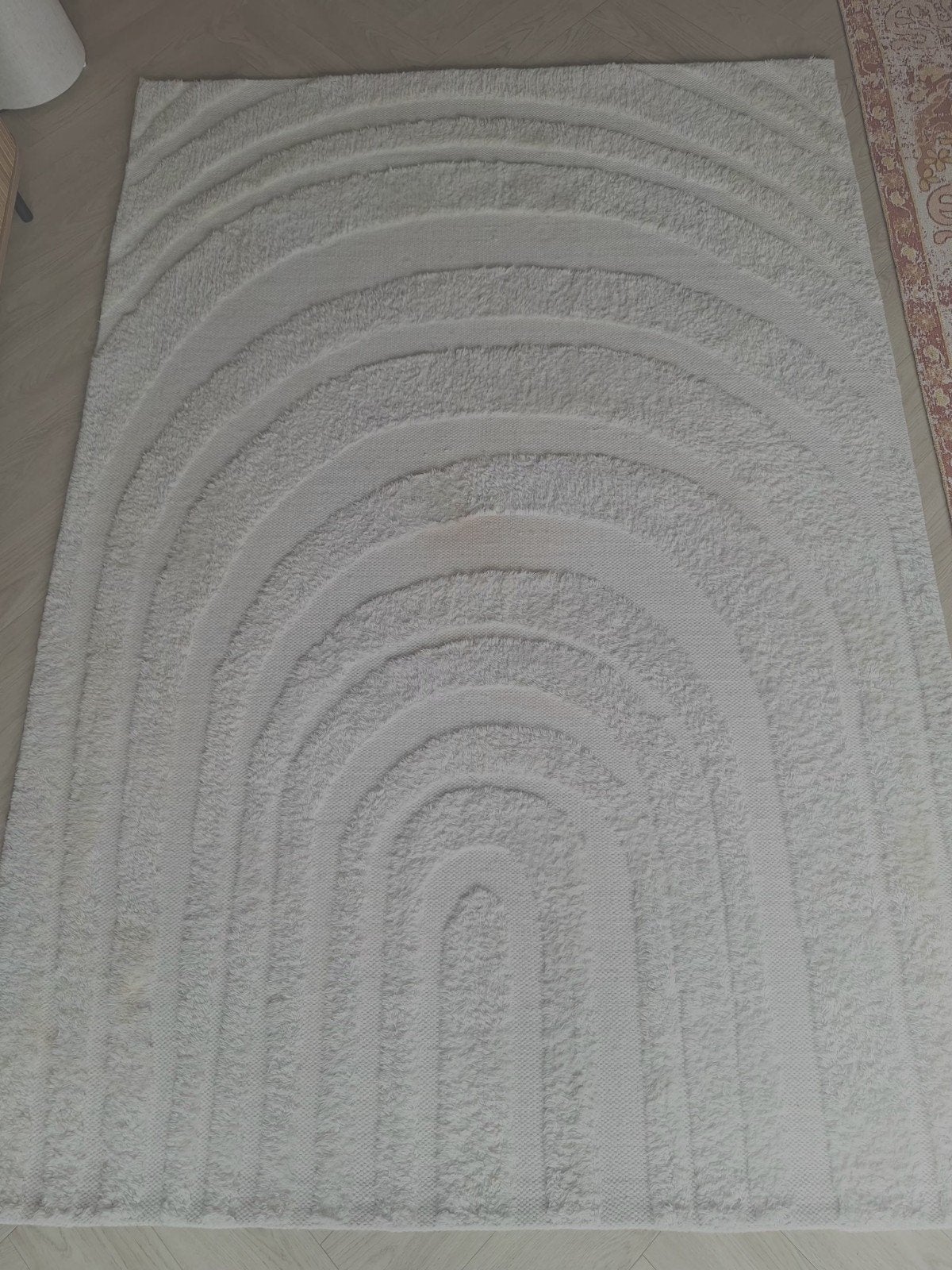 BY-BOO Carpet Maze vloerkleed 160x230 cm – off-white, Ophalen, Gebruikt, 150 tot 200 cm, 200 cm of meer